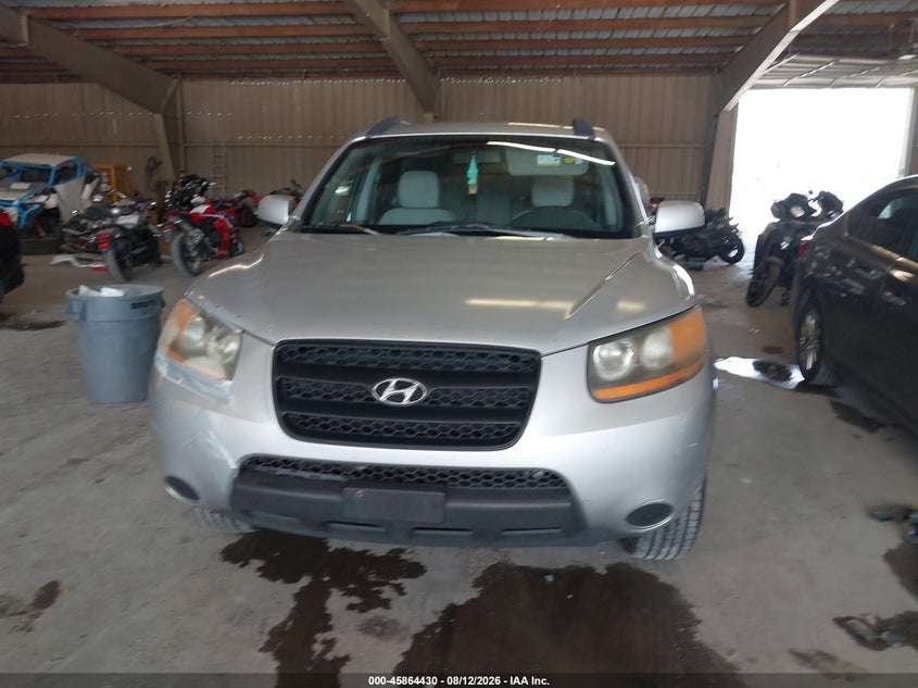 2008 HYUNDAI SANTA FE SPORT UTILITY VEHICLE 2.7L V-6 DOHC, VVT, 185HP