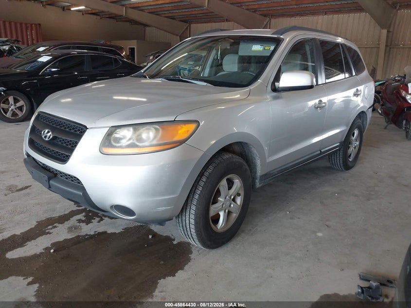 2008 HYUNDAI SANTA FE SPORT UTILITY VEHICLE 2.7L V-6 DOHC, VVT, 185HP