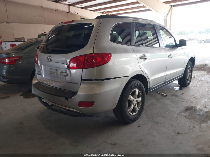 2008 HYUNDAI SANTA FE SPORT UTILITY VEHICLE 2.7L V-6 DOHC, VVT, 185HP