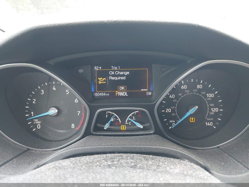 2016 FORD FOCUS HATCHBACK 2.0L I-4 DI, DOHC, VVT, 159HP