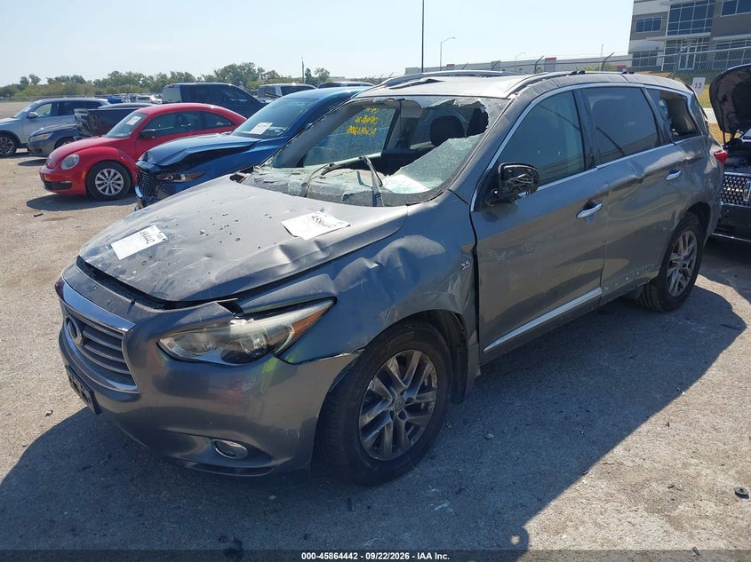 Vin: 5n1al0mmxfc555209, lot: 46363412, infiniti qx60 20152