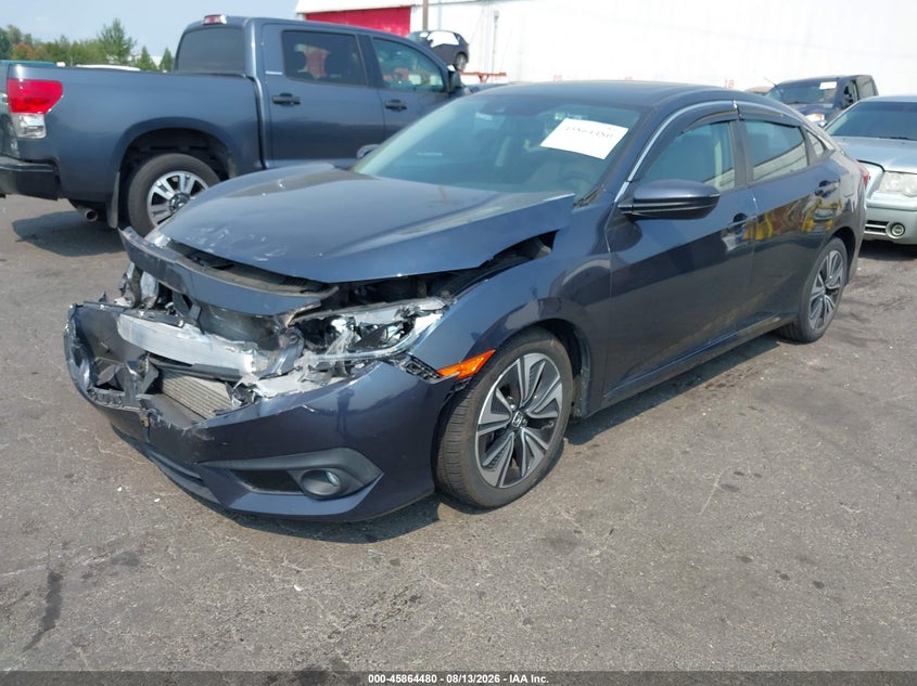 Vin: 19xfc1f86he209878, lot: 46363450, honda civic ex-l 20172