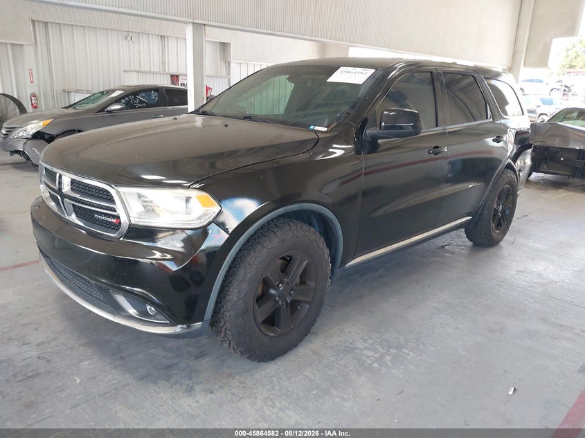 2013 Dodge Durango, Left Rear, IAAI, VIN 1C4RDJAG5DC512550 — photo 2