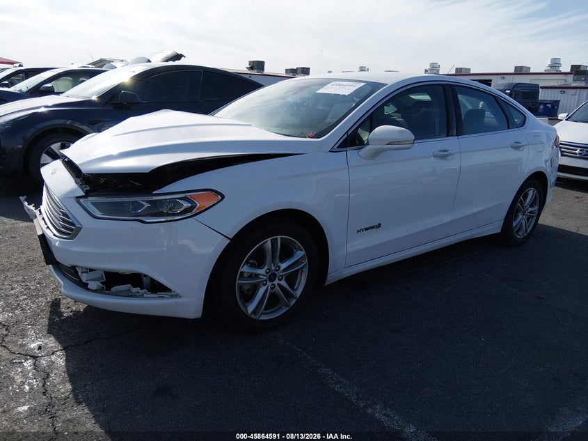 2018 Ford Fusion, Front End, IAAI, VIN 3FA6P0LU9JR171566 — photo 2