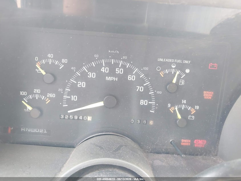 CHEVROLET GMT-400 1994 VIN 2GCEC19K0R1183103