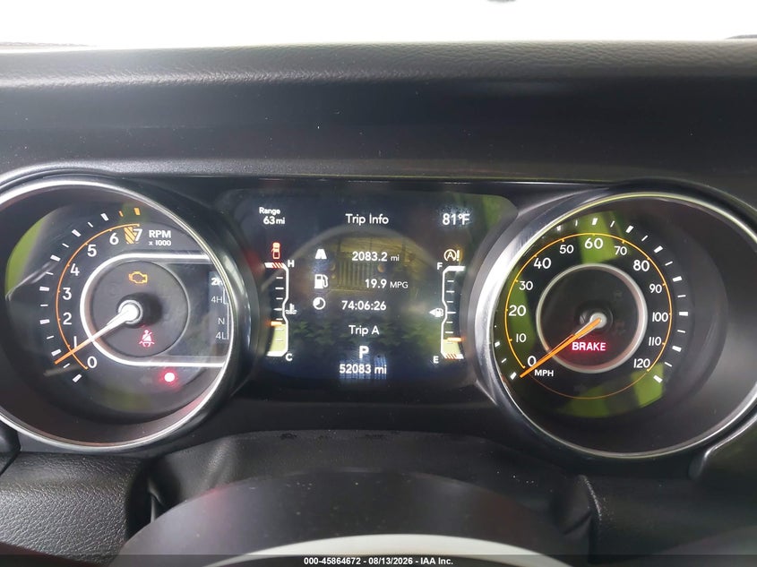 JEEP GLADIATOR 2022 VIN 1C6HJTAG4NL126131