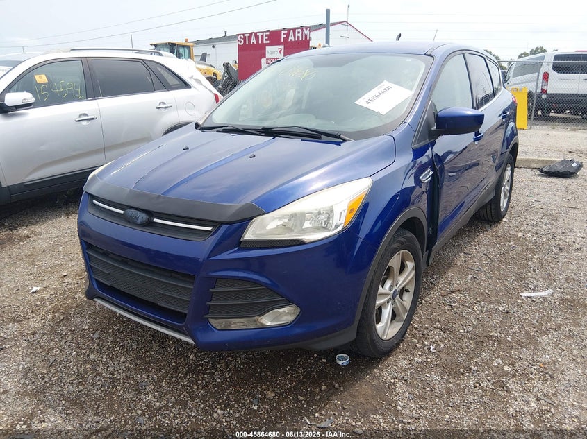 2014 Ford Escape, Левый бок, IAAI, VIN 1FMCU0GX1EUD23702 — фото 2