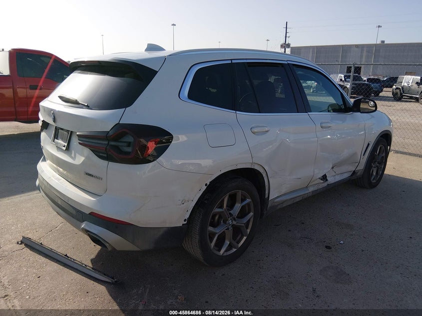 2022 BMW X3 auction photo 4