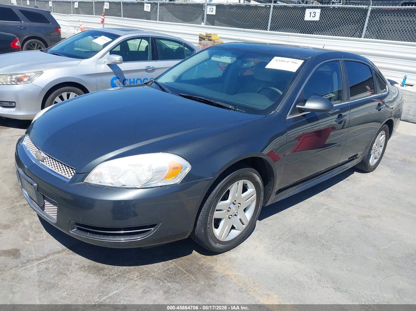 2013 Chevrolet Impala, Обычный износ, IAAI, VIN 2G1WB5E38D1120961 — фото 2