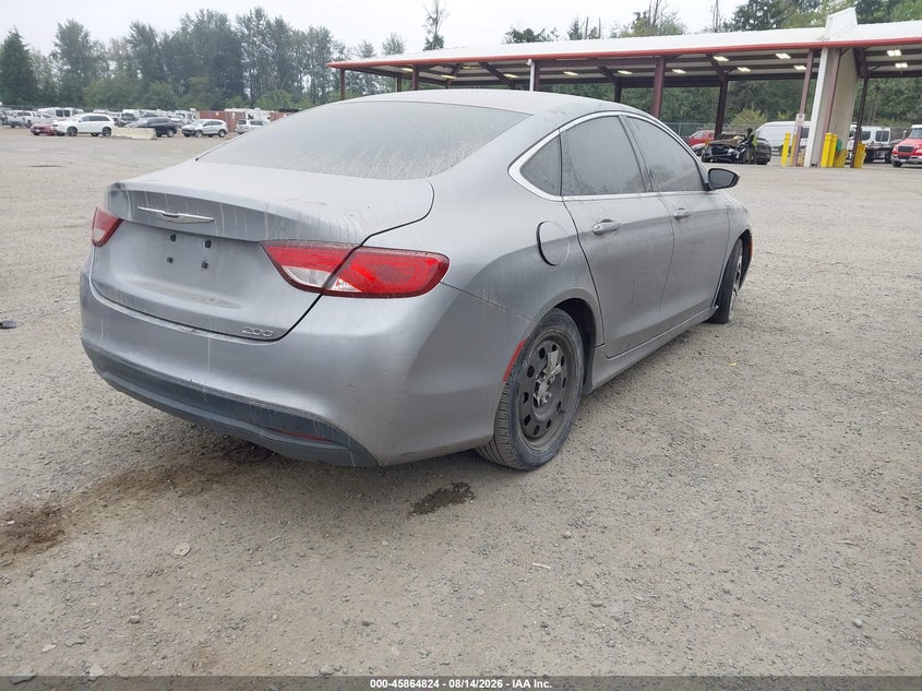 Vin: 1c3cccfb3gn135084, lot: 46363793, chrysler 200 lx 20164