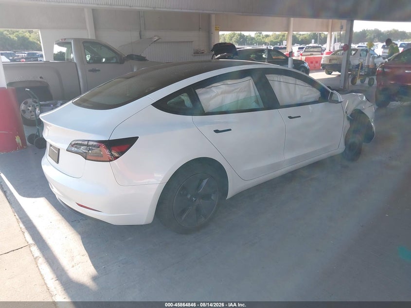 Vin: 5yj3e1ea5pf569251, lot: 46363816, tesla model 3 rear-wheel drive 20234