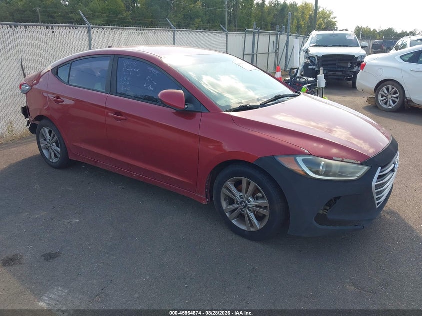 2017 Hyundai Elantra Se VIN KMHD84LFXHU426036