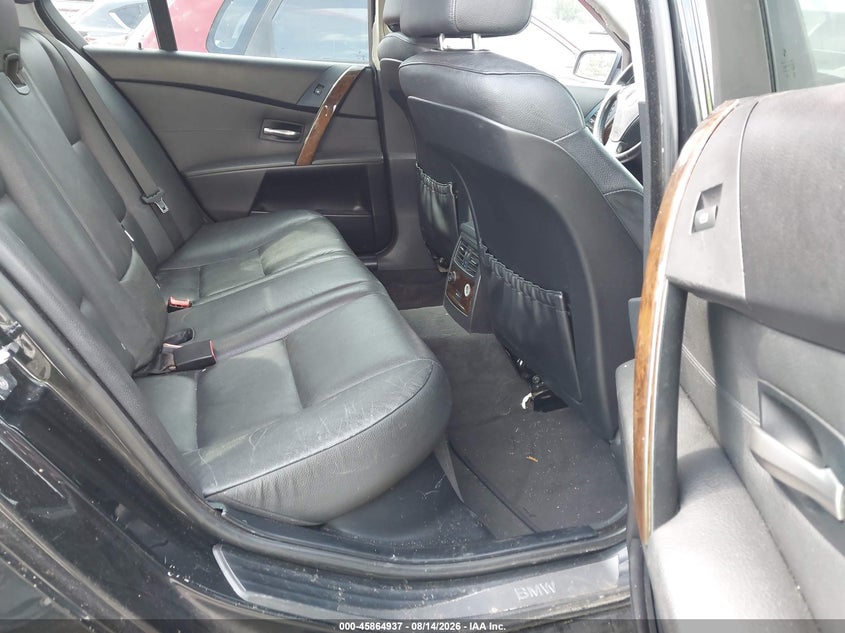 BMW 530I 2007 VIN WBANE73507CM50616