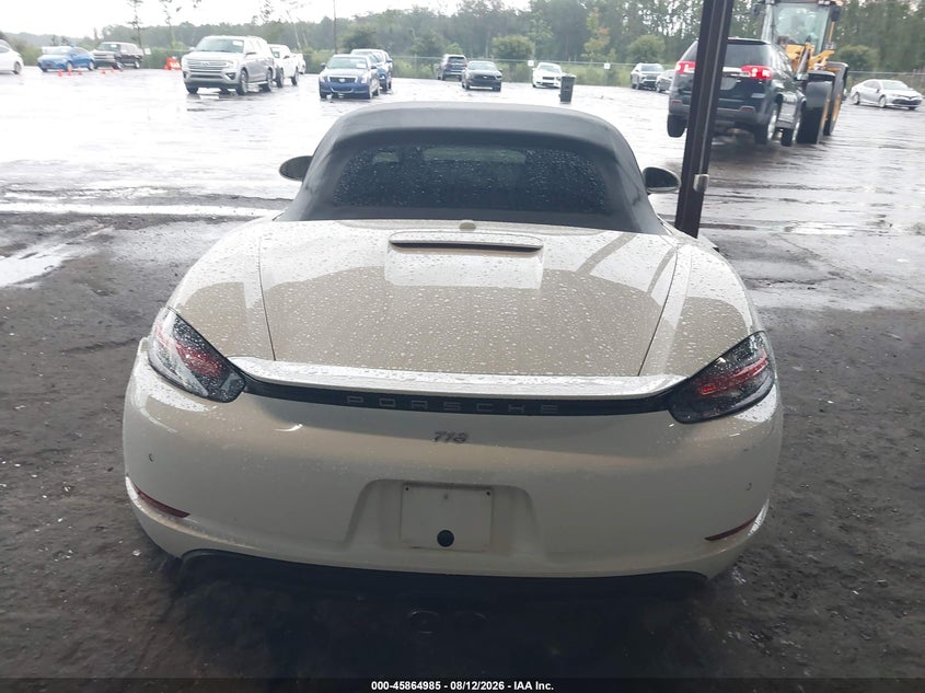 2017 PORSCHE 718 BOXSTER CABRIO 2.5L H-4 DI, DOHC, VVT, TURBO, 350HP