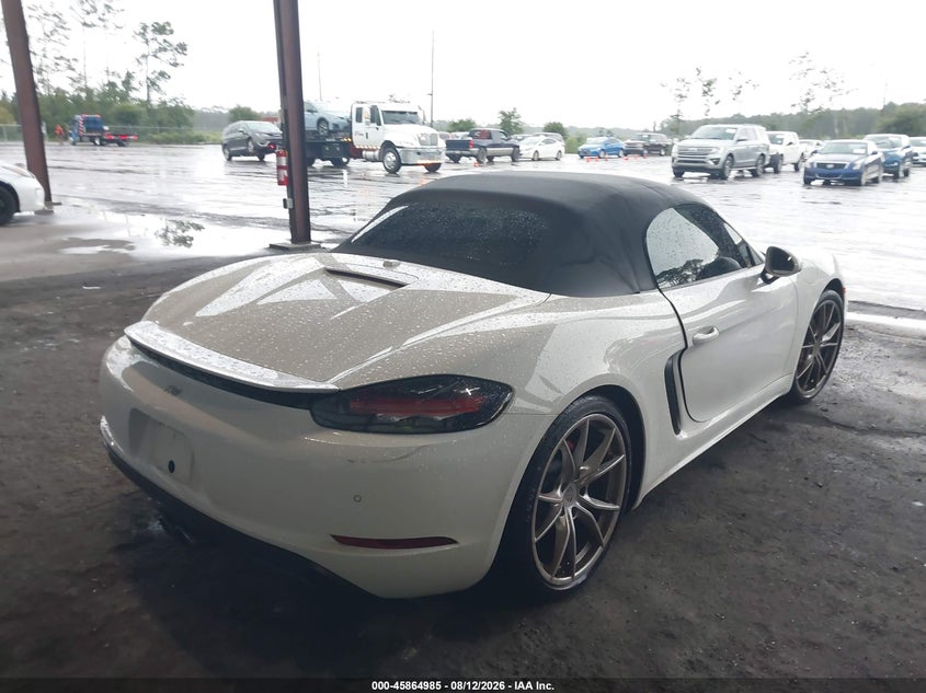 2017 PORSCHE 718 BOXSTER CABRIO 2.5L H-4 DI, DOHC, VVT, TURBO, 350HP