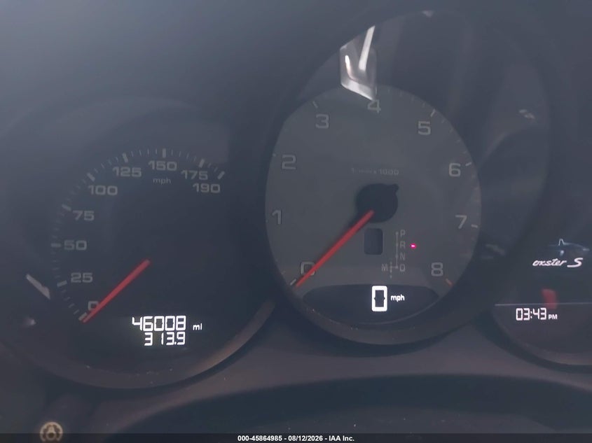 2017 PORSCHE 718 BOXSTER CABRIO 2.5L H-4 DI, DOHC, VVT, TURBO, 350HP