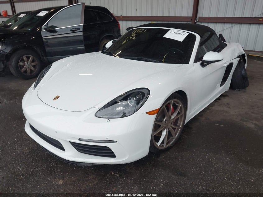 2017 PORSCHE 718 BOXSTER auction photo 2