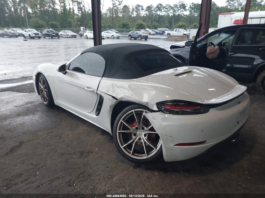 2017 PORSCHE 718 BOXSTER auction photo 3