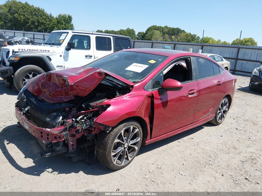 Vin: 1g1bf5sm1k7101555, lot: 46364027, chevrolet cruze premier 20192