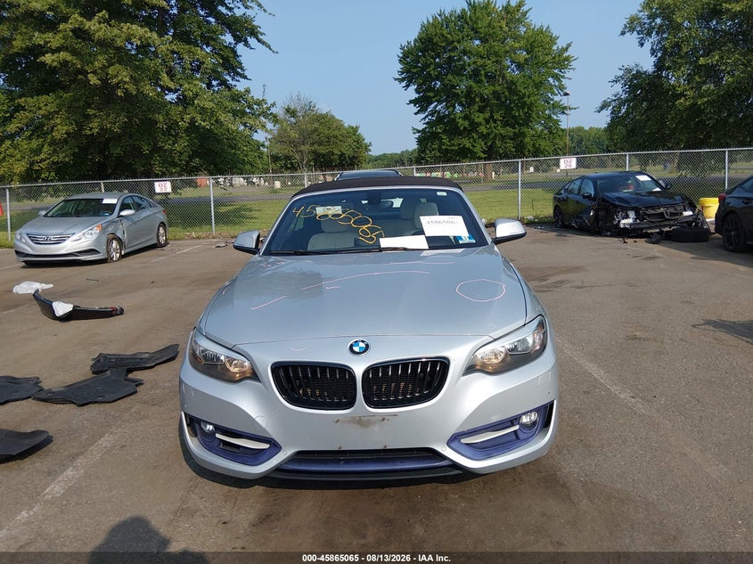 BMW 228I 2016 VIN WBA1L9C51GV325306