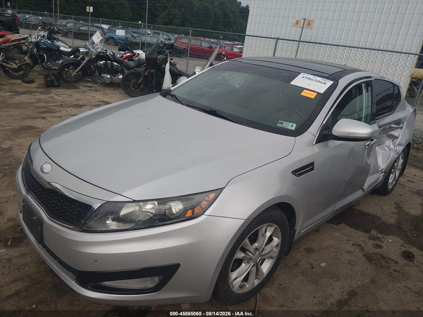 2013 Kia Optima, Left Side, IAAI, VIN 5XXGN4A77DG230674 — photo 2
