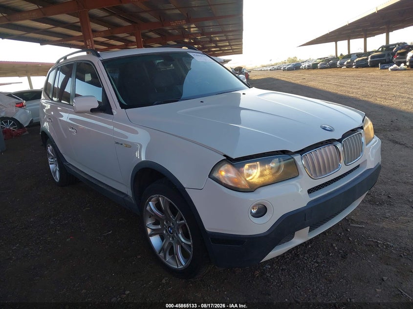 2008 BMW X3 3.0Si, Left Rear, IAAI, VIN WBXPC93488WJ10539