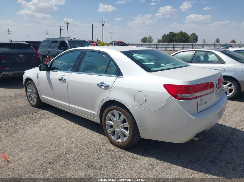 2010 LINCOLN MKZ auction photo 3