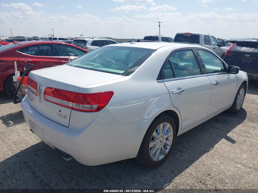 2010 LINCOLN MKZ auction photo 4