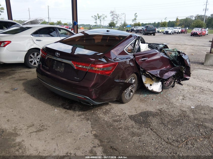 Vin: 4t1bk1eb4hu256483, lot: 46364123, toyota avalon xle 20174