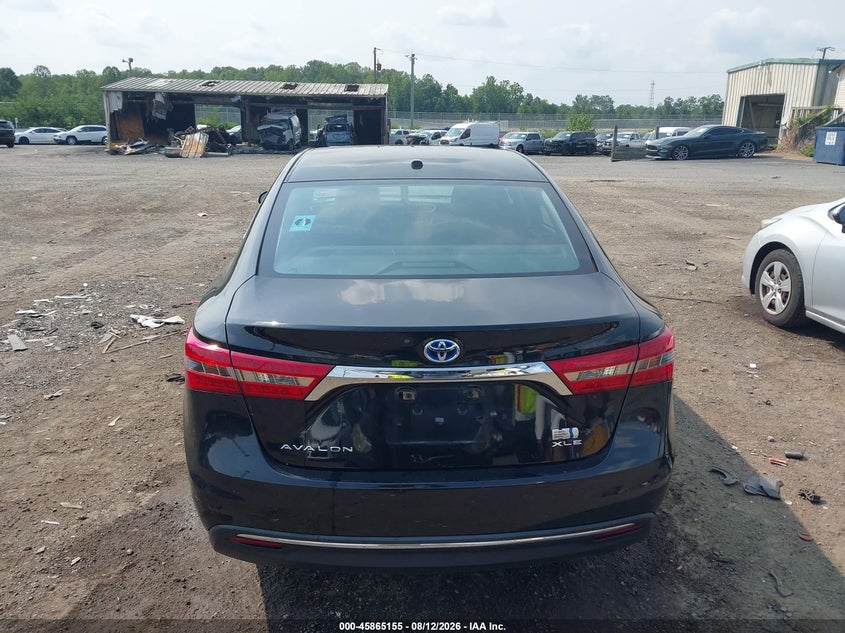 2016 TOYOTA AVALON SEDAN 2.5L I-4 DOHC, VVT, 156HP