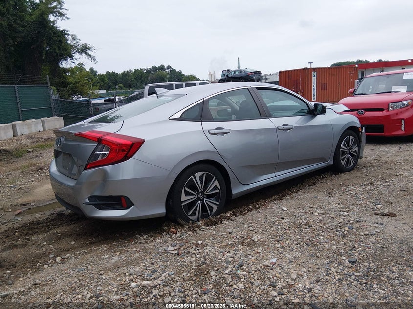 Vin: 19xfc1f34he031439, lot: 46364151, honda civic ex-t 20174