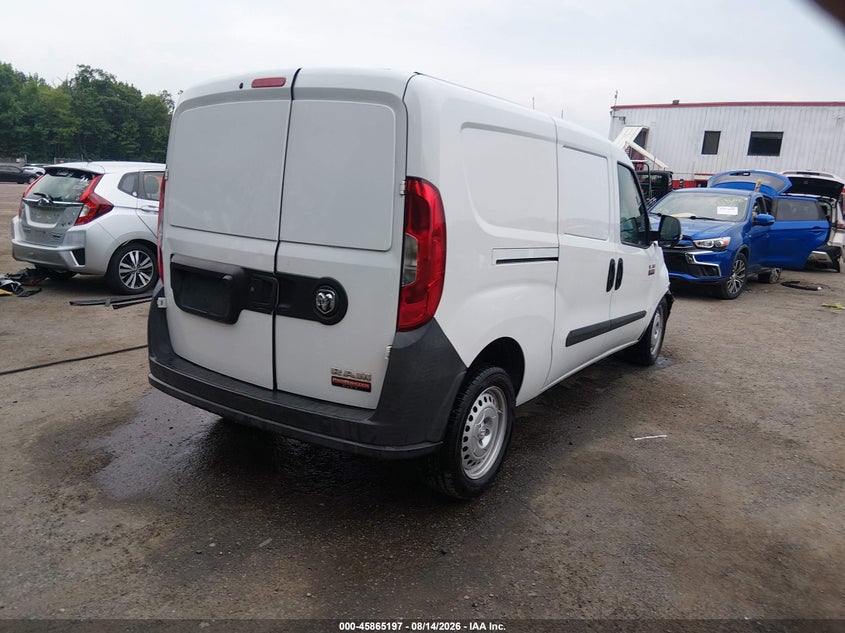 Vin: zfbhrfab3m6t43130, lot: 46364167, ram promaster city tradesman 20214