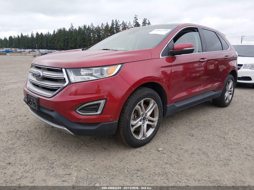 2017 Ford Edge, Обычный износ, IAAI, VIN 2FMPK4K96HBB74964 — фото 2