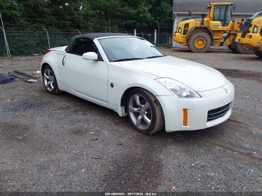 2008 Nissan 350Z Touring, Левый бок, IAAI, VIN JN1BZ36A98M850670