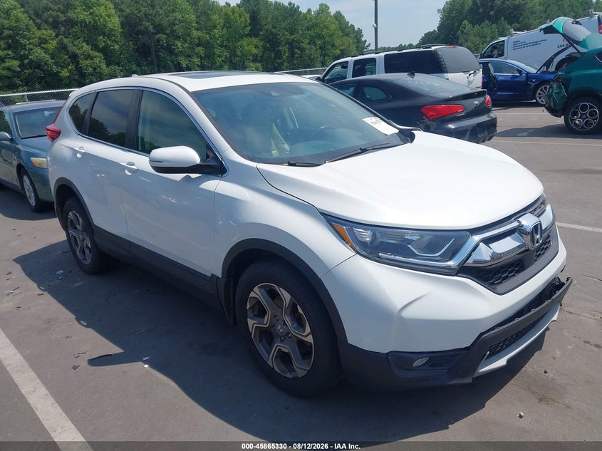 2019 Honda Cr-V Ex-L, Left Front, IAAI, VIN 5J6RW2H88KL036994