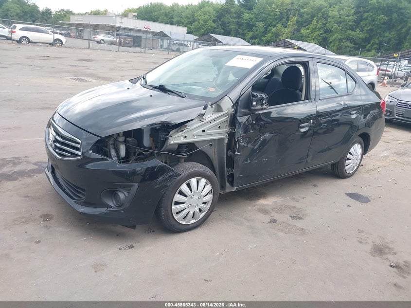 2017 MITSUBISHI MIRAGE SEDAN 1.2L I-3 DOHC, VVT, 78HP
