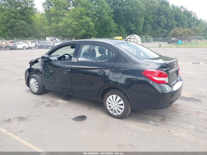 2017 MITSUBISHI MIRAGE SEDAN 1.2L I-3 DOHC, VVT, 78HP