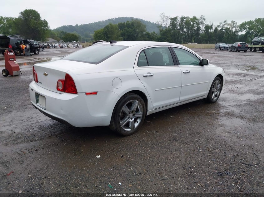 2012 CHEVROLET MALIBU SEDAN 2.4L I-4 DOHC, VVT, 169HP