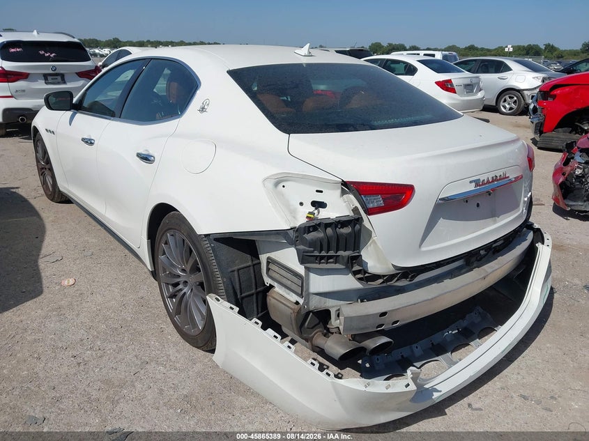 MASERATI GHIBLI 2017 VIN ZAM57XSA3H1197585