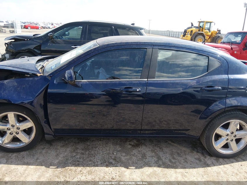 DODGE AVENGER 2013 VIN 1C3CDZCG1DN582539