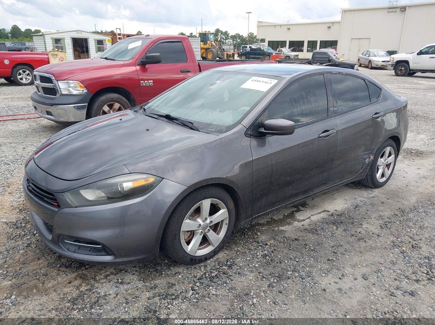 Vin: 1c3cdfba2gd623248, lot: 46364434, dodge dart sxt 20162