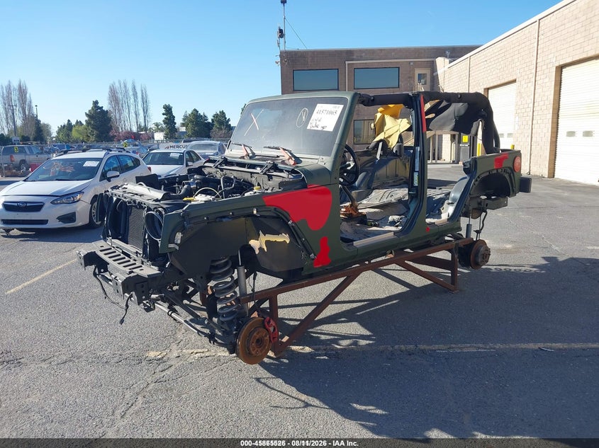 2007 Jeep Wrangler Unlimited X, Theft Recovery, IAAI, VIN 1J4GB391X7L131381 — photo 2
