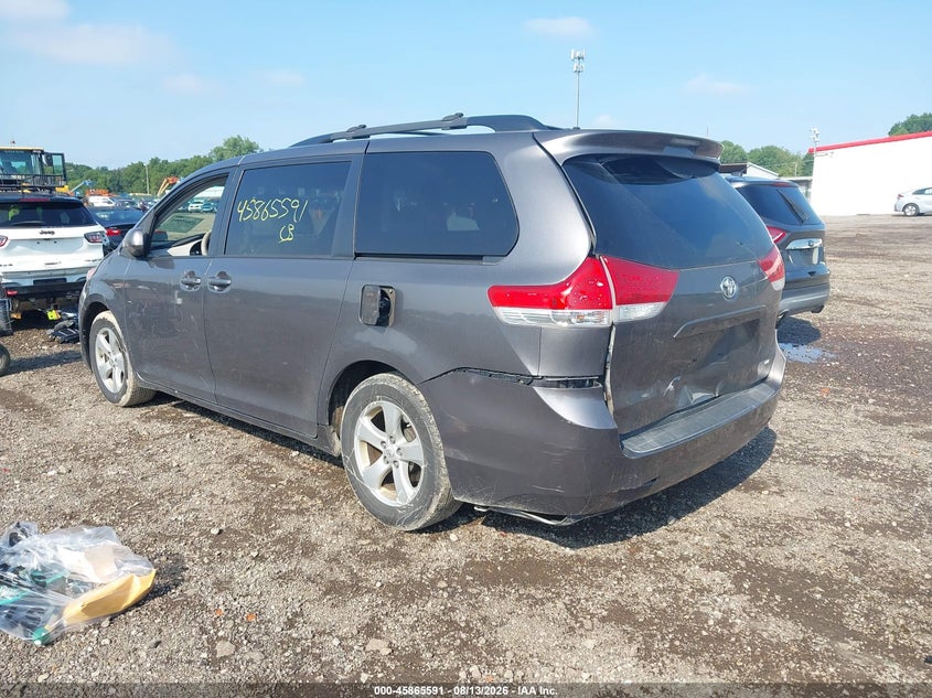 2011 TOYOTA SIENNA VAN 3.5L V-6 DOHC, VVT, 265HP