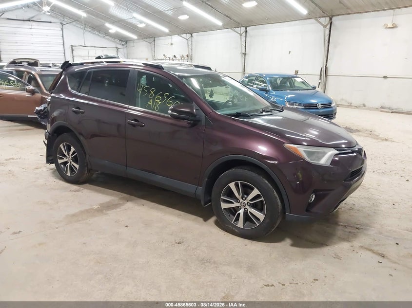 Vin: 2t3rfrev4jw789474, lot: 46364573, toyota rav4 xle 20181