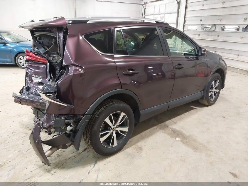 2018 TOYOTA RAV 4 SPORT UTILITY VEHICLE 2.5L I-4 DOHC, VVT, 176HP