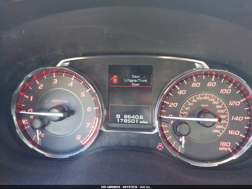 SUBARU WRX 2016 VIN JF1VA1J61G8818513
