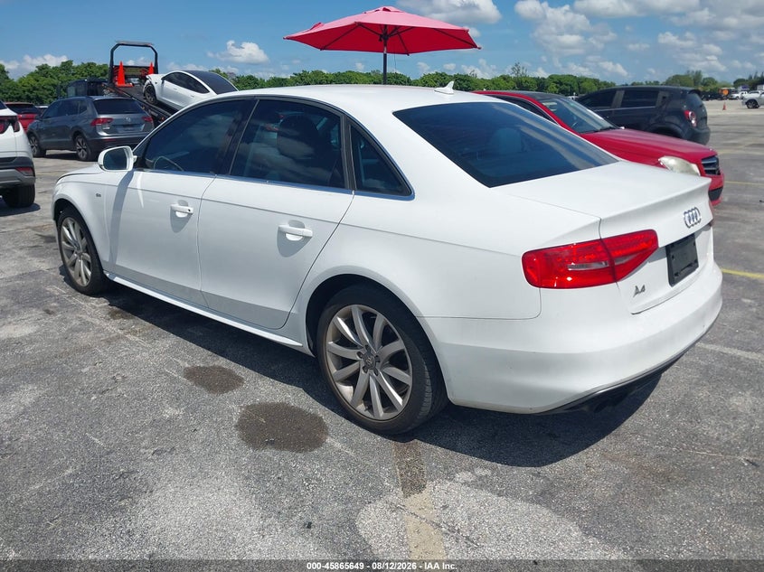 AUDI A4 2014 VIN WAUAFAFL3EN043653