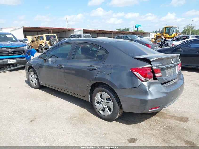 2013 HONDA CIVIC auction photo 3