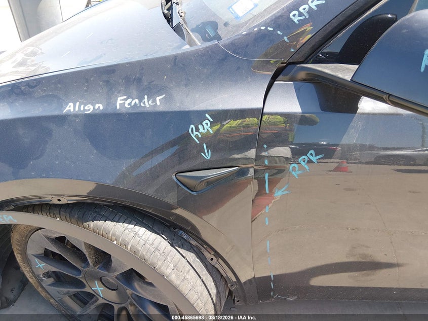 TESLA MODEL Y 2025 VIN 7SAYGAEE2SF295750