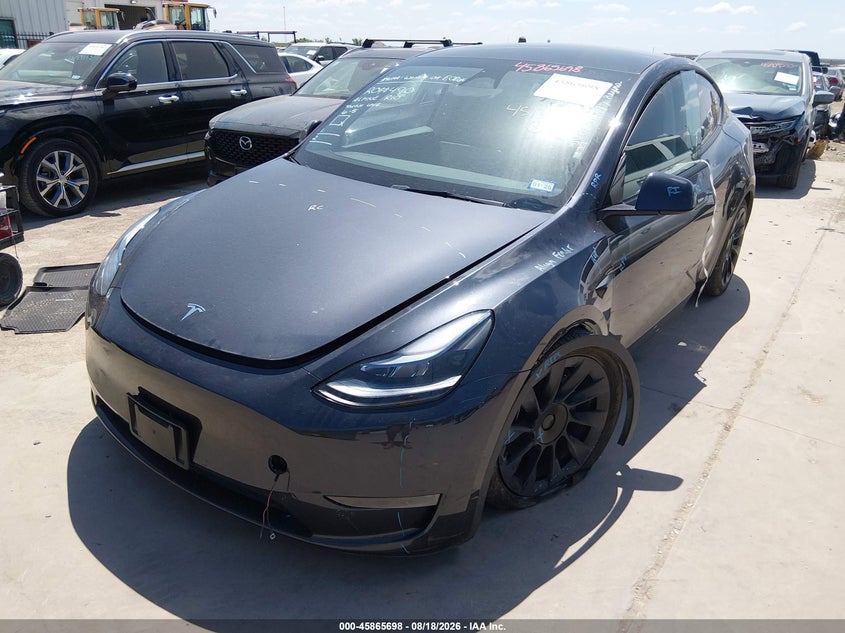 TESLA MODEL Y 2025 VIN 7SAYGAEE2SF295750